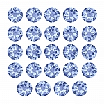 Swarovski Hotfix Crystal 2078 Light Sapphire SS16 PK24