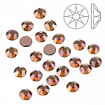 Swarovski 2078 Hotfix Flatback Crystal Copper SS20 PK24