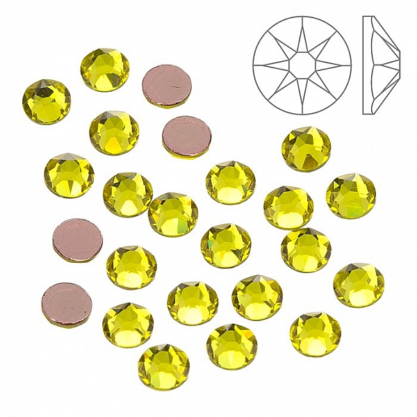 Swarovski Hotfix Style 2078 Crystals SS20 Citrine PK24 Swarovski Hotfix Style 2078 Crystals SS20 Citrine PK24