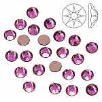 Swarovski Hotfix 2078 Flatback Crystals SS20 Rose PK24