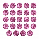 Swarovski Hotfix 2078 Flatback Crystals SS20 Rose PK24