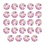 Swarovski Hotfix 2078 Flatbacks Light Rose AB SS20 PK24