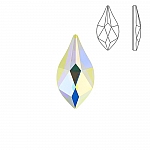 Swarovski 2205 Hotfix Flat Backs Flame Crystal AB 14mm
