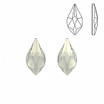 Swarovski 2205 Hotfix Crystal Flame White Opal 10mm PK2