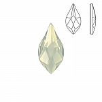 Swarovski Hotfix 2205 Flame Crystal White Opal 14mm PK1