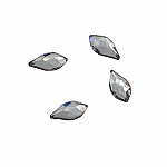 Swarovski 2205 Hotfix Flatbacks Flame Crystal 7.5mm PK4