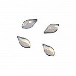 Swarovski Hotfix 2205 Flame Flat Backs White Opal 7.5mm