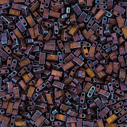 Miyuki Half Tila Beads Matte Metallic Copper (5mm) 7.8g