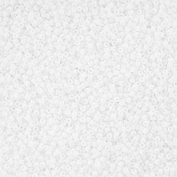 Toho Size 15/0 Round Seed Beads Opaque White 8.2 grams