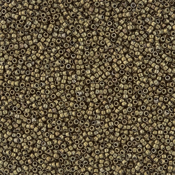 Toho Seed Beads Round Size 15 Bronze Antique Gold 8.2g