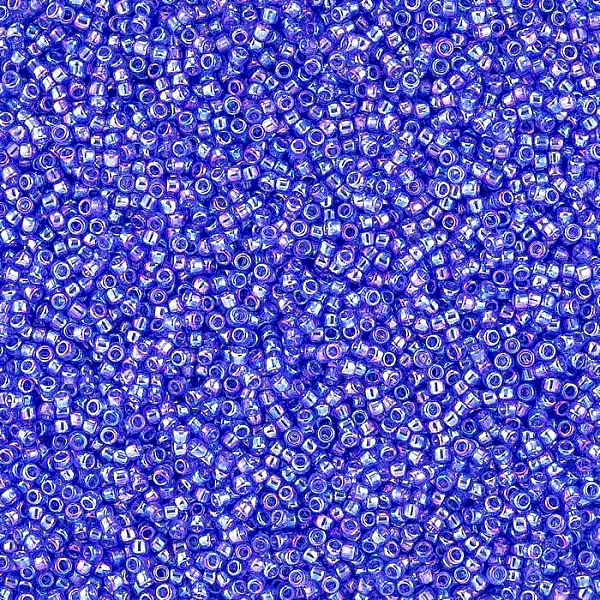 Toho Seed Beads 15/0 Transparent Rainbow Sapphire 8.2g