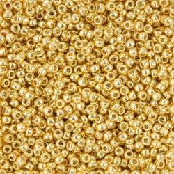 Toho 8 Seed Beads PermaFinish Galvanized Starlight 10g