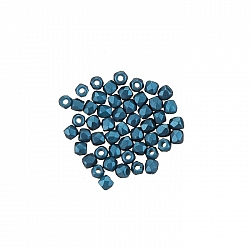 2mm Czech Fire Polished Beads True2™ Pastel Petrol PK50