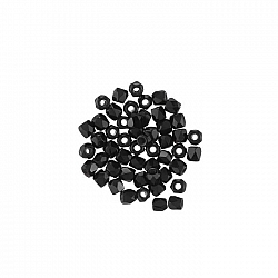 True2™ Czech Fire Polished Faceted Beads 2mm - Jet PK50