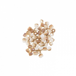 Fire Polished True2™ 2mm Beads Chalk White Celsian Matt