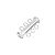 Silver Plated Cylinder 3-Strand Slider Jewellery Clasp