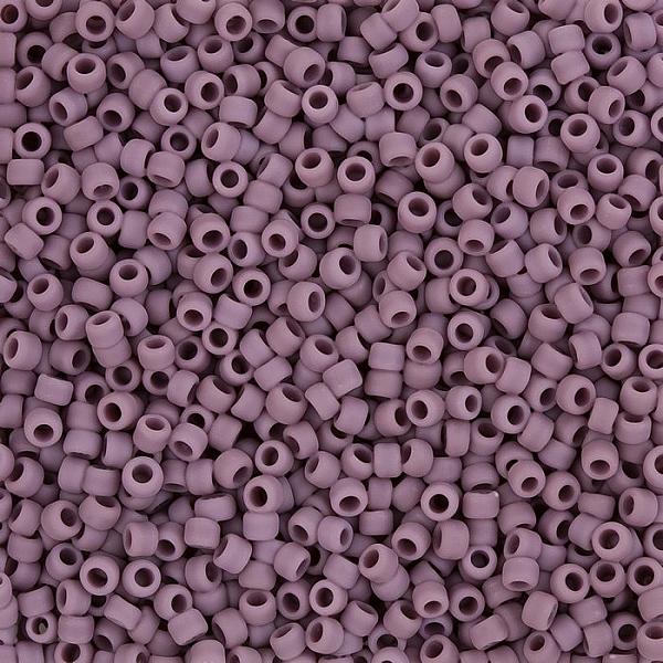 Toho Seed Beads Round 8/0 Opaque Frosted Lavender - 10g