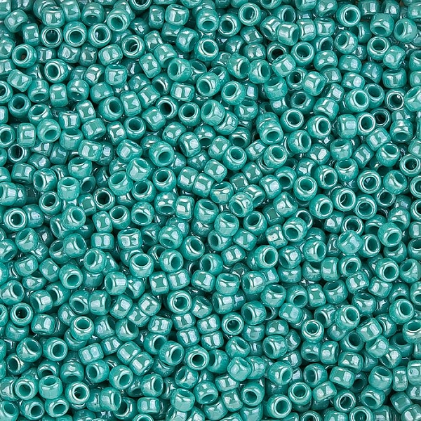 Toho Size 8/0 Seed Beads Opaque Luster Turquoise - 10g