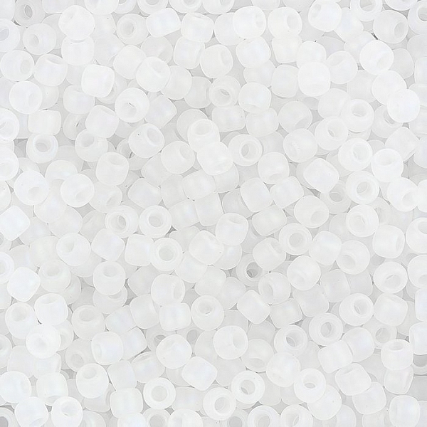 Toho 6/0 Seed Beads Trans Rainbow Frosted Crystal 11.5g