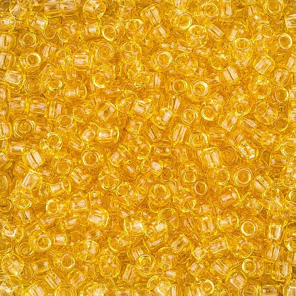 Toho Size 6/0 Seed Beads Transparent Light Topaz 11.5g