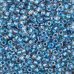 Toho Size 6/0 Inside Colour Rainbow Crystal/Light Capri