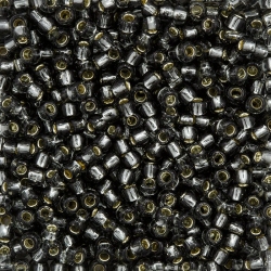 Toho Size 6/0 (4mm) Silver Lined Grey Seed Beads 11.5g