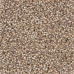 Toho Seed Beads Round Size 15/0 Gold Lined Crystal 8.2g