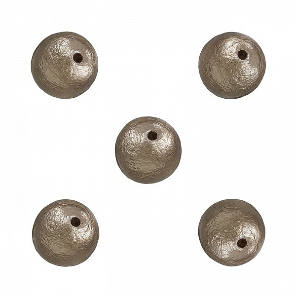 Miyuki Cotton Pearls 8mm Round Lightweight Beads Bronze