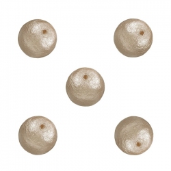 Miyuki Cotton Pearls Lightweight Round Beige Beads 8mm