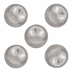 Miyuki Cotton Pearls Lightweight Round Beads Grey 12mm