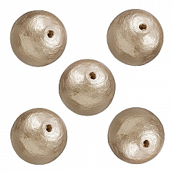 Miyuki Cotton Pearls 12mm Lightweight Beige Round Beads