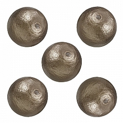 Miyuki Cotton Pearls 12mm Bronze Round Beads Pack of 5