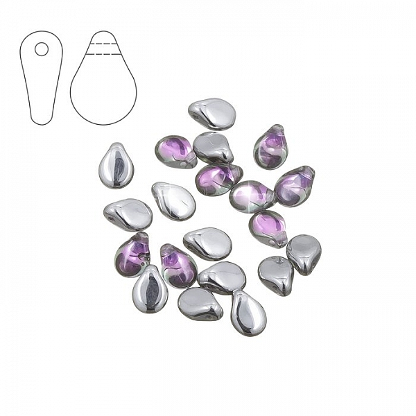 Preciosa Czech Glass Pip™ Beads Crystal Vitrail Light
