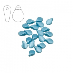 Preciosa Pip™ Glass Beads Alabaster Pastel Aqua (PK20)