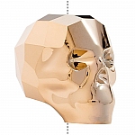 Swarovski 5750 Crystal Skull Bead Rose Gold (19mm) PK1