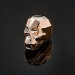 Swarovski 5750 Crystal Skull Bead Rose Gold (19mm) PK1