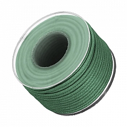 Waxed Cotton Jewellery Bead Cord 1.5mm Mint 10m Spool