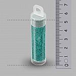 Miyuki 15/0 Beads Dyed Semi Frosted Trans. Aqua - 8.2g