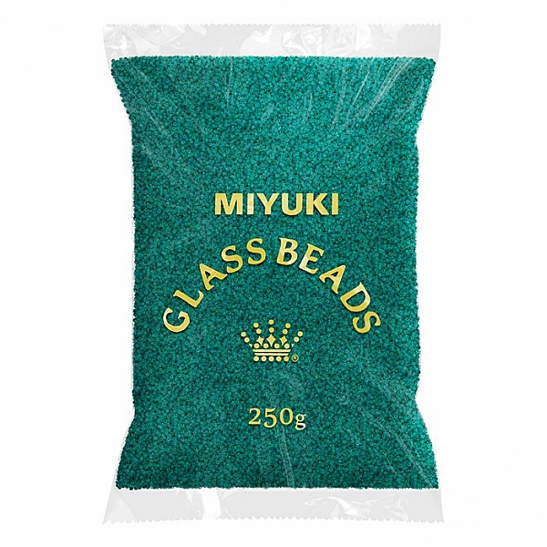 Miyuki Wholesale 15/0 Dyed Semi Frosted Trans Aqua 250g