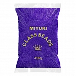Miyuki Wholesale 15 Dyed Semi Frosted Trans Violet 250g