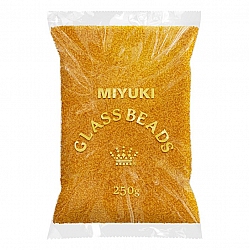 Wholesale Miyuki 15/0 Seed Beads Trans Light Topaz 250g