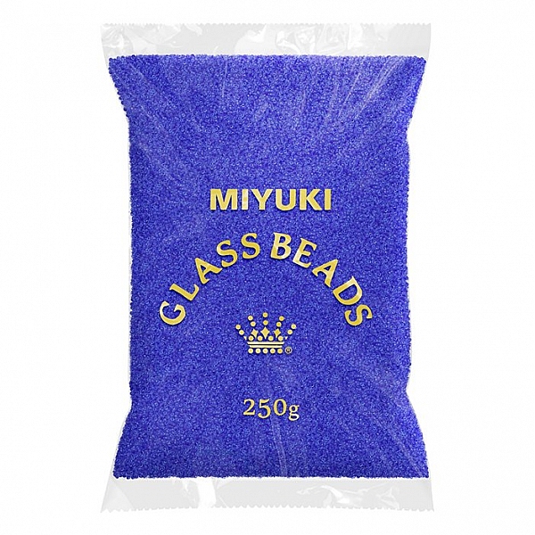 Wholesale Miyuki Size 15 Seed Beads Trans Sapphire 250g