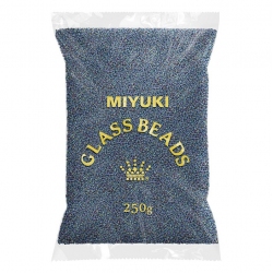 Wholesale Miyuki Seed Beads Size 15 Matte Grey AB 250g