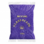 Wholesale Miyuki 15 Dyed Semi Frosted S/L Violet 250g