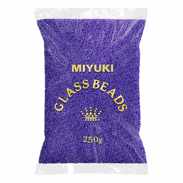 Wholesale Miyuki 15 Dyed Semi Frosted S/L Violet 250g