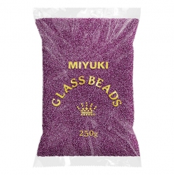 Wholesale Miyuki 15 Dyed Semi Frosted S/L Lavender 250g