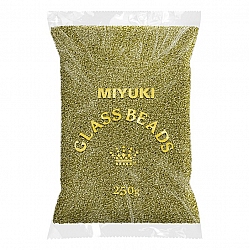 Wholesale Miyuki 15 Semi Matt Silver Lined Jonquil 250g