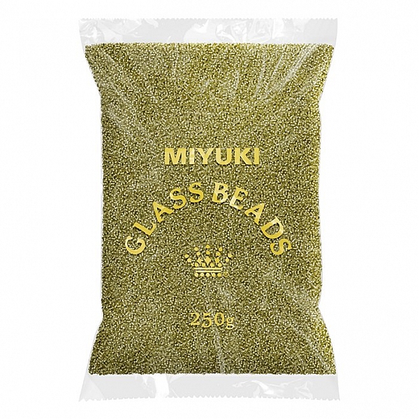 Wholesale Miyuki 15 Semi Matt Silver Lined Jonquil 250g