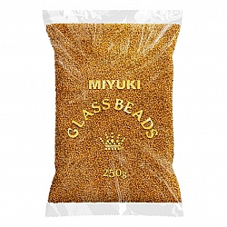 Miyuki Wholesale 15/0 Lined Topaz Yellow AB Beads 250g