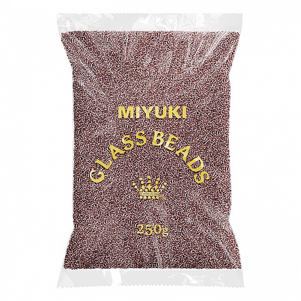 Wholesale Miyuki 15/0 Silver Lined Smoky Amethyst 250g